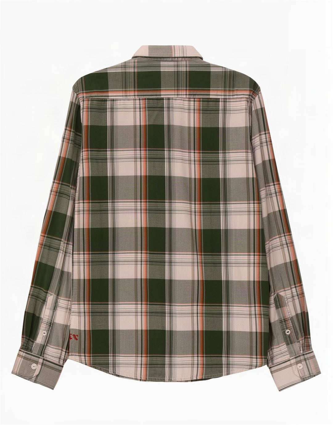 Jack & Jones Camicia da uomo in flanella di cotone scozzese grande verde