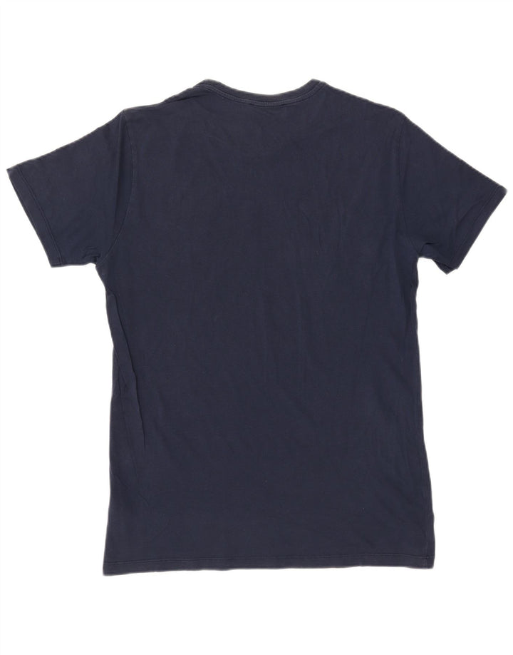 T-shirt grafica da uomo Trussardi Jeans Top XL in cotone blu navy