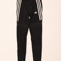 ADIDAS Womens Aeroready Graphic Leggings UK 8/10 Small  Black Polyester Vintage Adidas and Second-Hand Adidas from Messina Hembry 