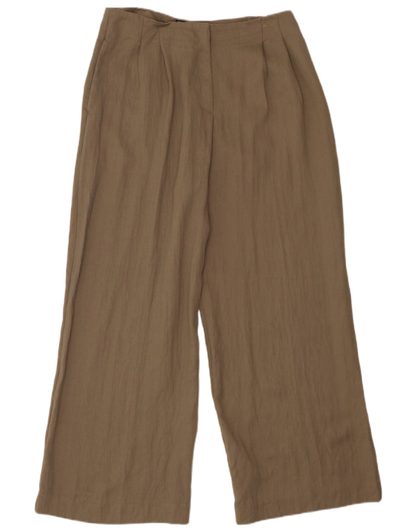 Pantaloni casual con pegging da donna Zara grandi W30 L30 Lyocell kaki