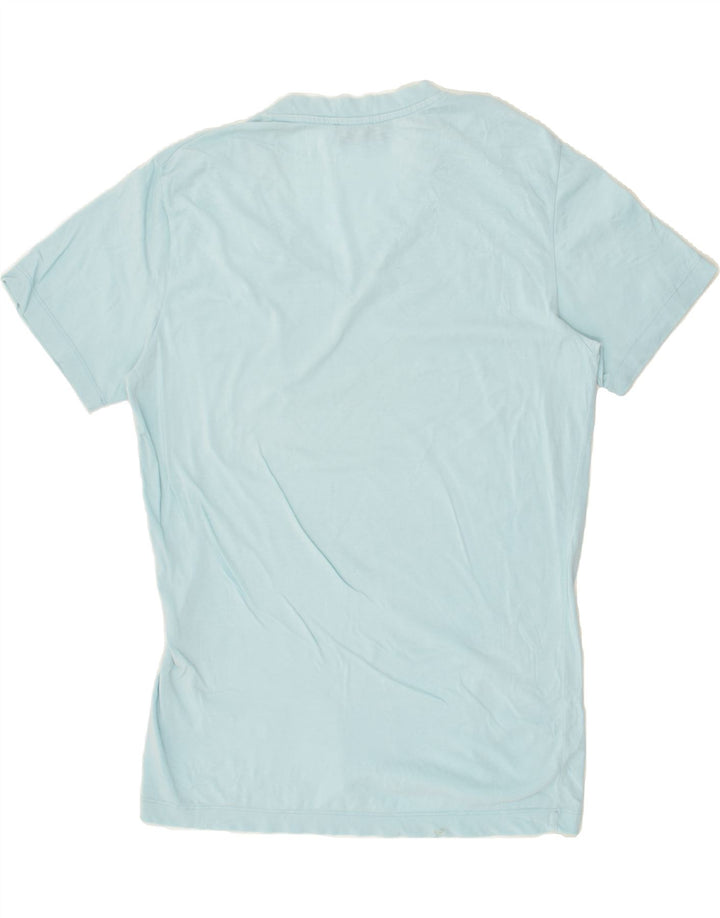 ROCCOBAROCCO Mens Graphic T-Shirt Top IT 48 Small Blue Cotton | Vintage Roccobarocco | Thrift | Second-Hand Roccobarocco | Used Clothing | Messina Hembry 
