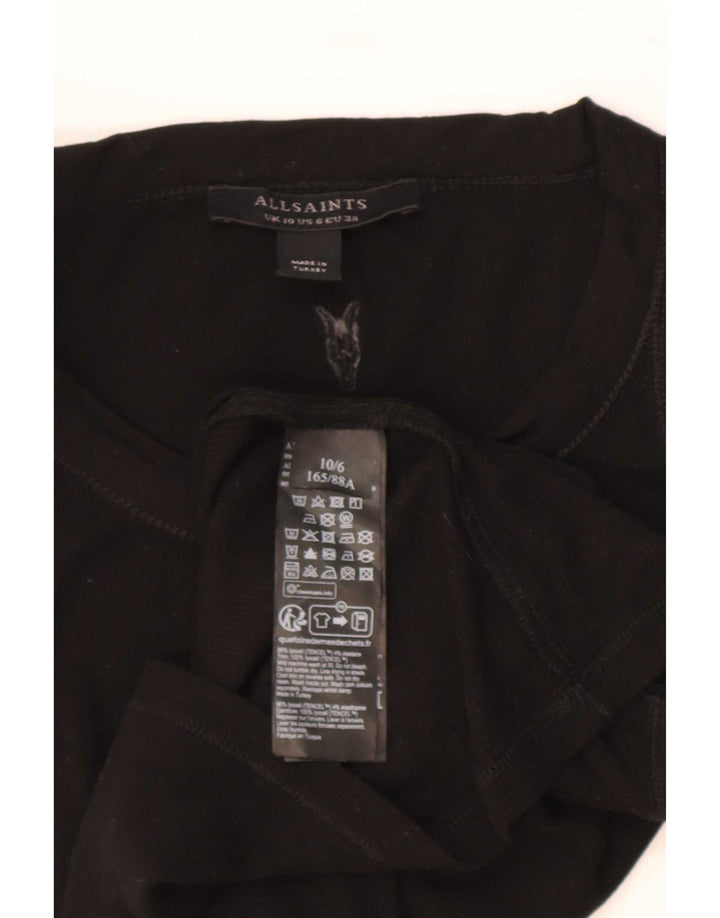 Canotta da donna All Saints UK 10 piccola in Lyocell nero