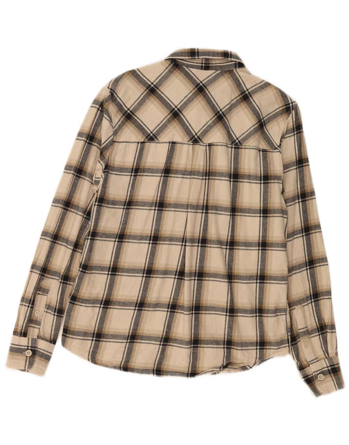 Camicia da uomo in flanella di Mountain Warehouse in cotone a quadri beige medio