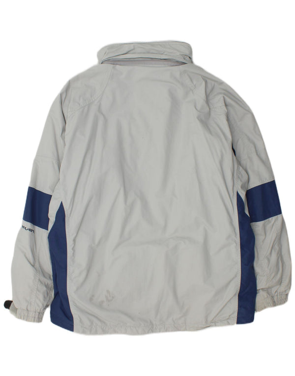 Giacca a vento da uomo Columbia UK 40 Large in nylon color block blu