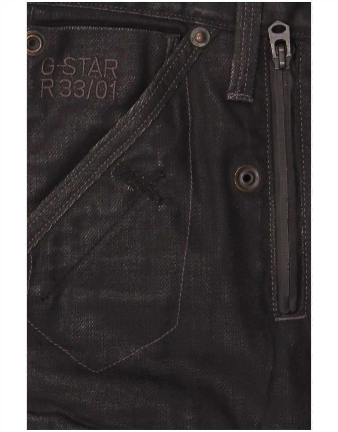 Pantaloni cargo slim da uomo G-Star W33 L32 cotone nero