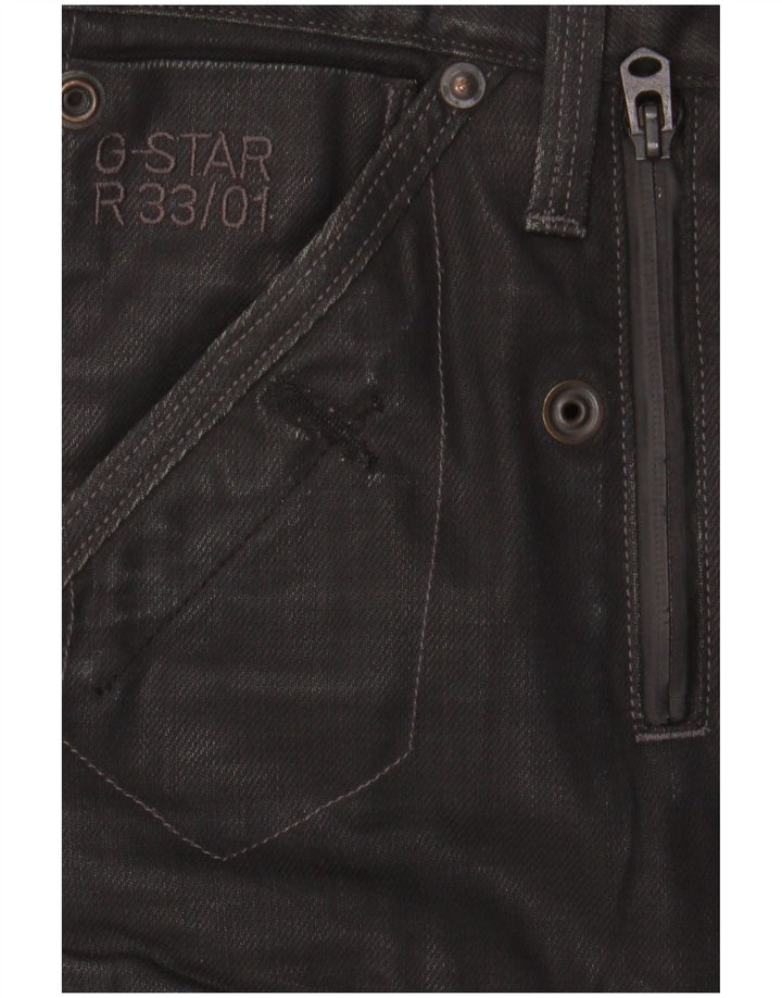 Pantaloni cargo slim da uomo G-Star W33 L32 cotone nero