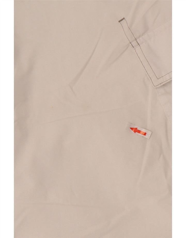 Pantaloni Adidas Cargo Capri dritti da uomo XL W36 L19 poliestere bianco