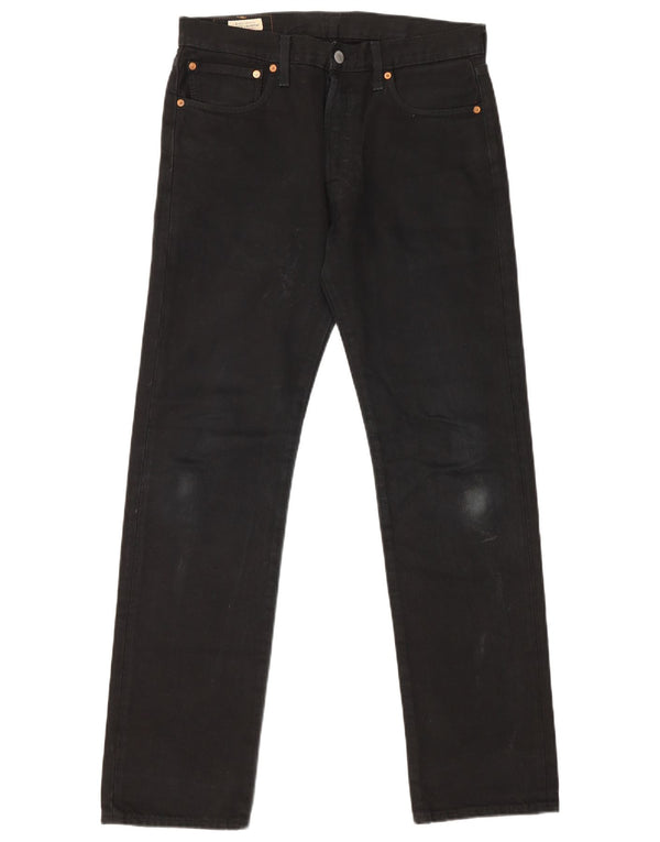 Levi's Uomo 501 Jeans dritti W31 L32 Cotone Nero
