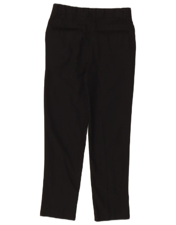 Pantaloni chino dritti per ragazzi Monsoon 8-9 anni W23 L22 poliestere nero