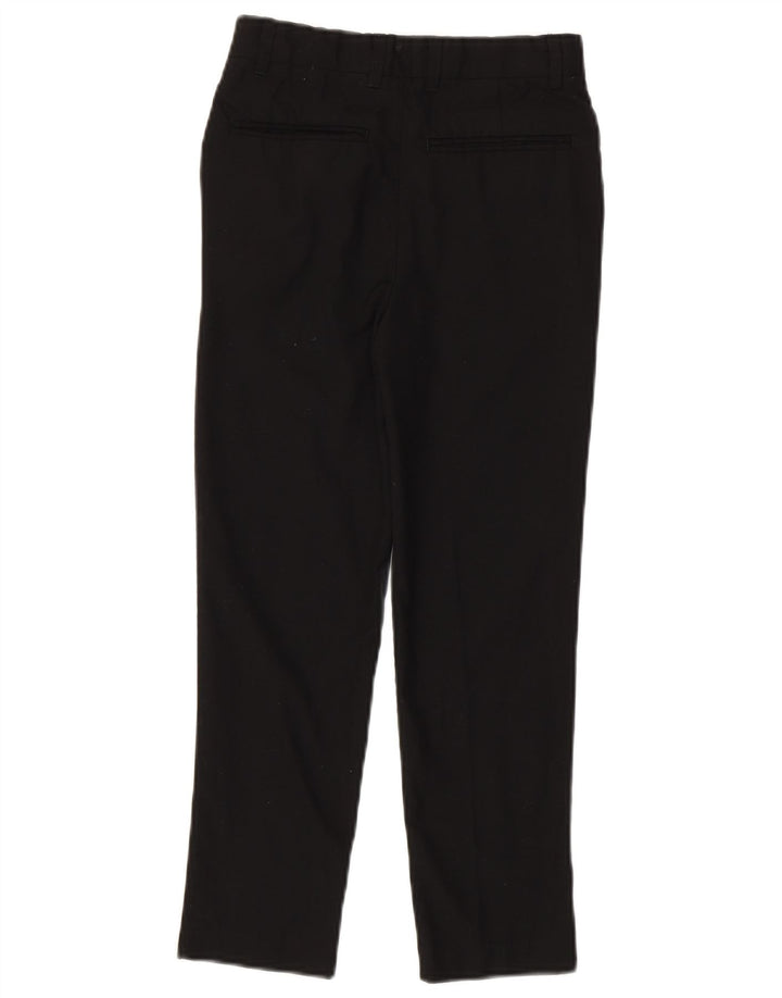 Pantaloni chino dritti per ragazzi Monsoon 8-9 anni W23 L22 poliestere nero