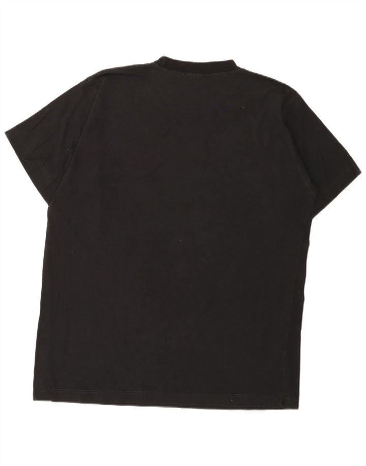 T-shirt grafica da uomo Puma Top grande in cotone nero