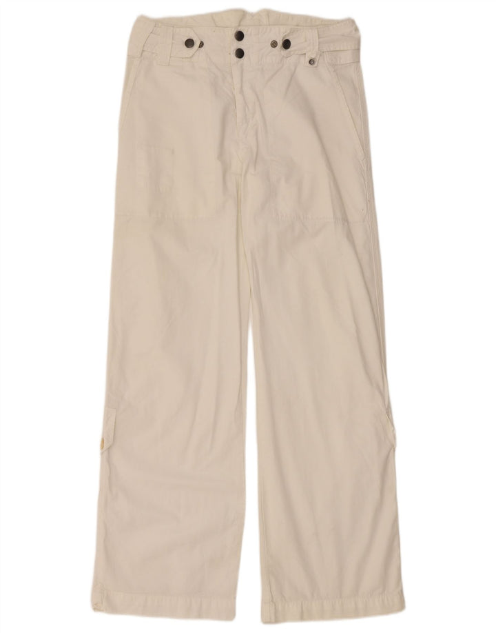 Pantaloni chino larghi da donna DIESEL W28 L31 cotone bianco