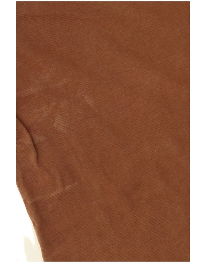 PENGUIN Polo da uomo grande in cotone marrone