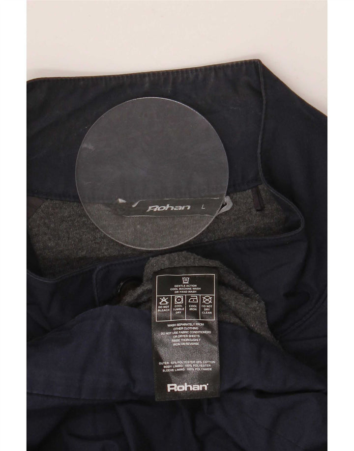 Giubbotto bomber da uomo Rohan UK 40 grande poliestere blu navy