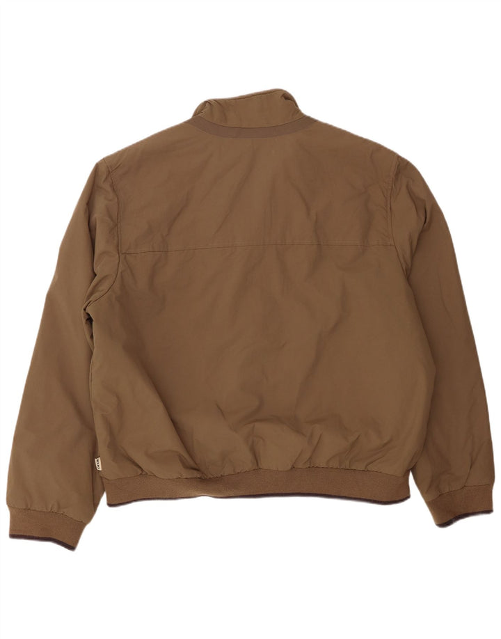 Giubbotto bomber da uomo Geox Respira UK 48 4XL nylon marrone