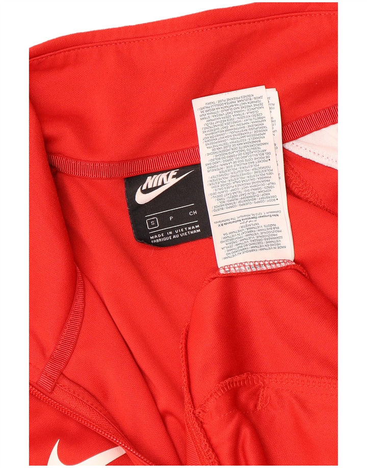 Giacca da ginnastica Nike da uomo con grafica Swoosh, piccola, colore rosso
