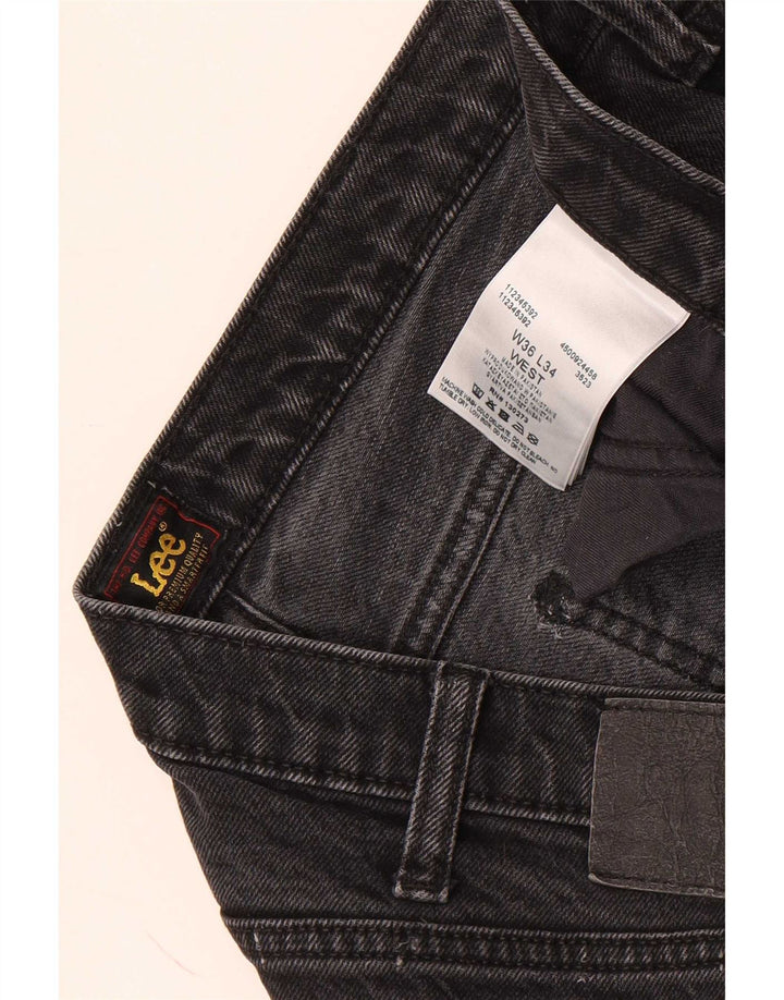 Jeans dritti West da uomo Lee W36 L34 cotone nero