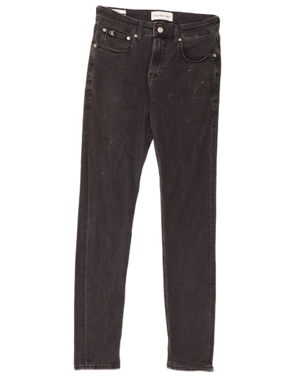 Jeans skinny da donna Calvin Klein W30 L32 cotone nero
