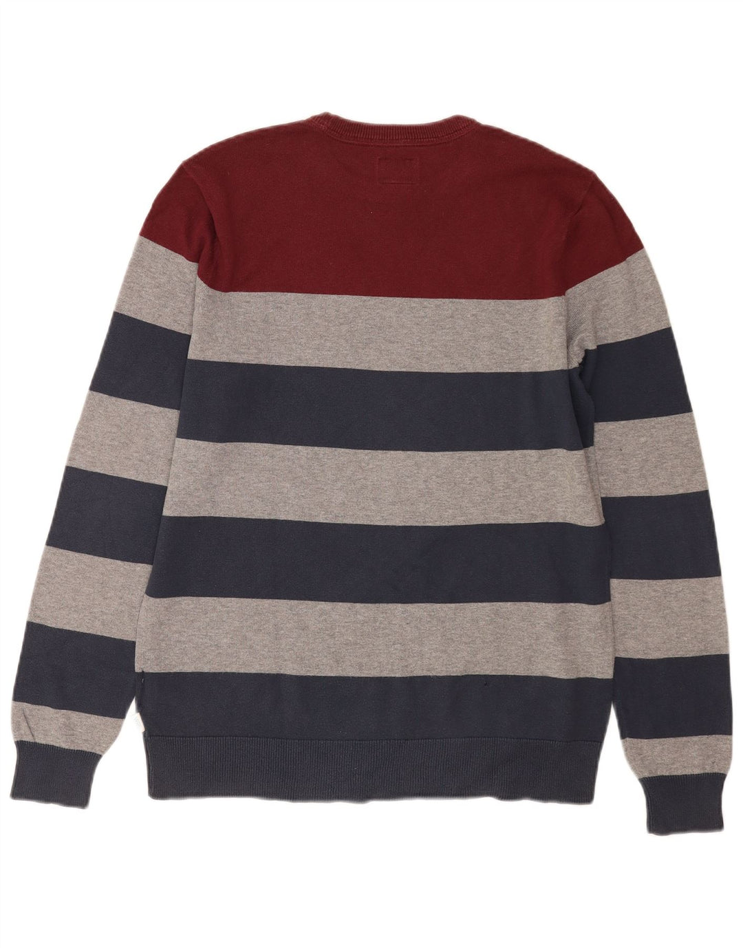 Maglione maglione girocollo da uomo di Vans piccolo cotone a righe multicolore