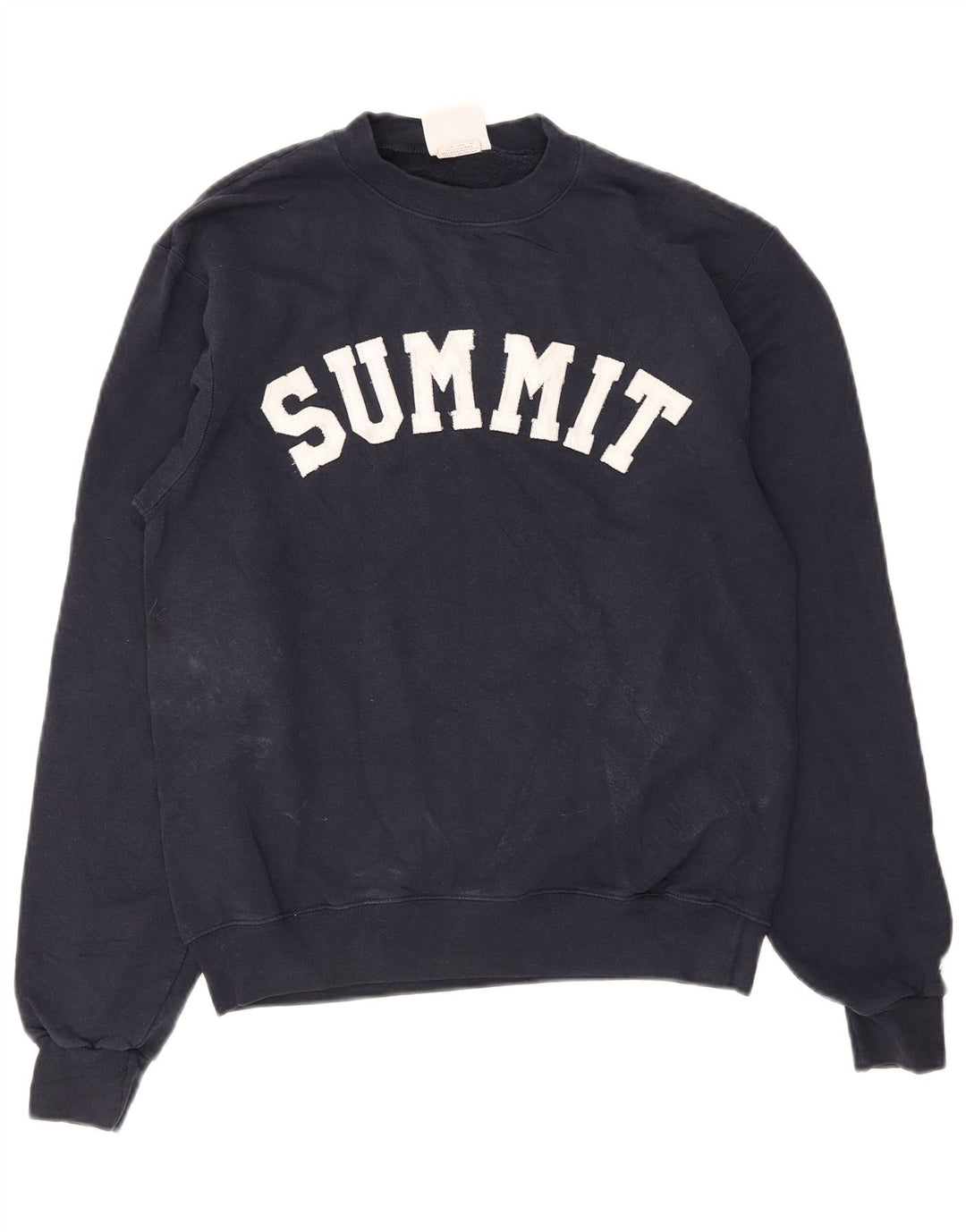 Felpa con grafica Champion Summit da uomo, piccola, in cotone blu navy