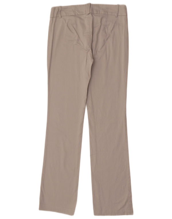 Pantaloni casual dritti da donna Zara EU 36 XS W26 L30 Cotone grigio