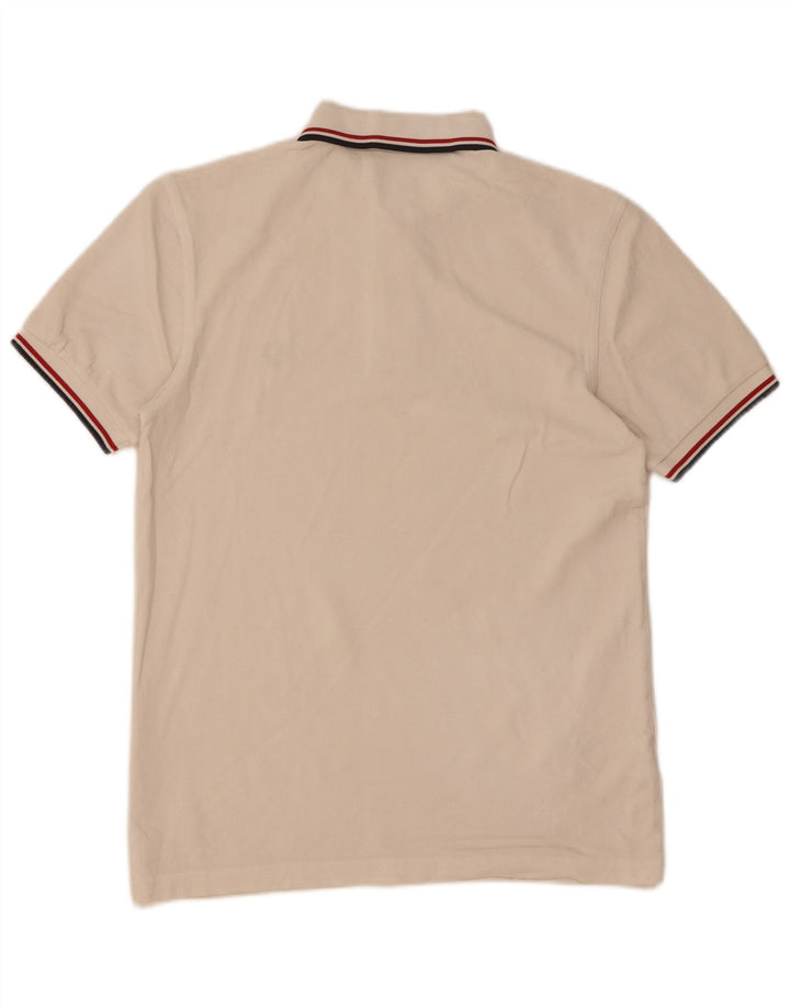 Polo da uomo Fred Perry piccola in cotone a righe bianche
