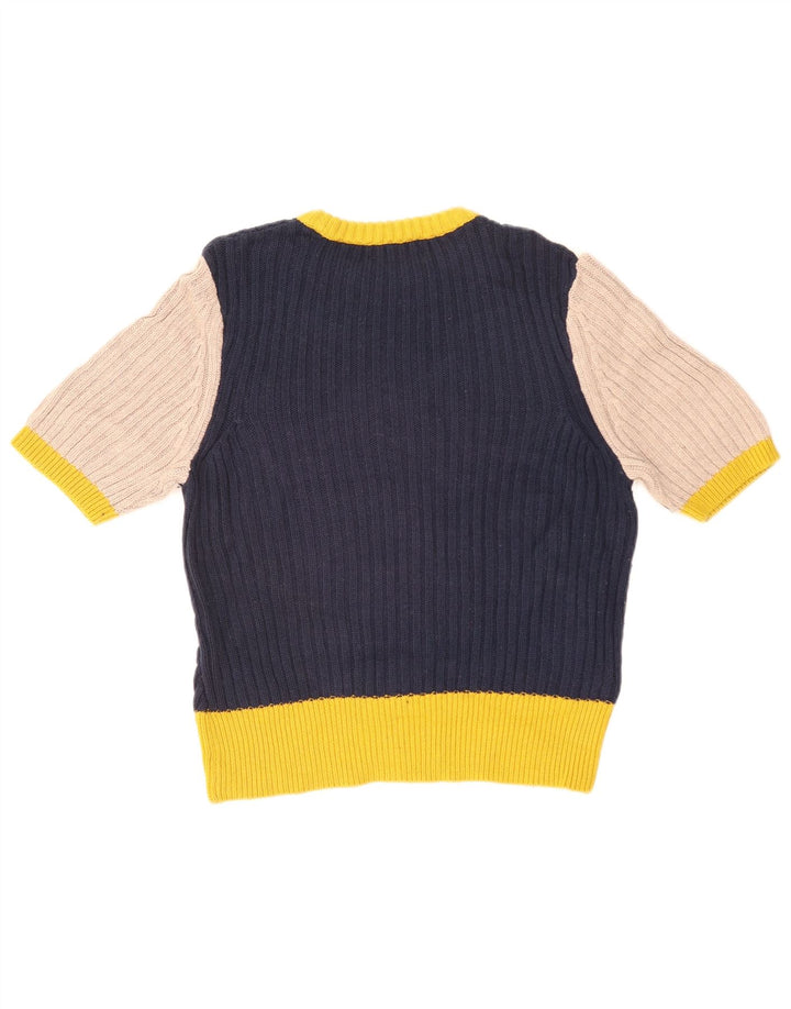 Maglione maglione girocollo da donna Marks & Spencer UK 14 medio multicolore