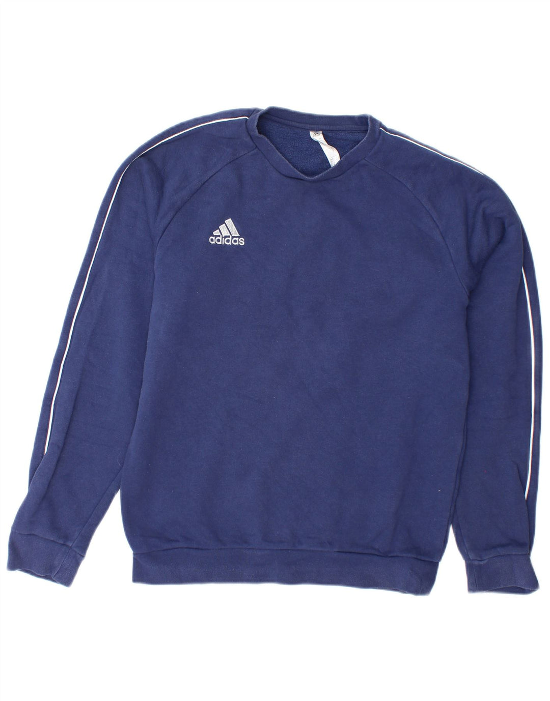Felpa da uomo ADIDAS maglione piccolo blu navy in cotone