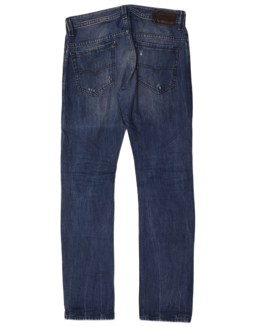 Diesel Uomo Thavar Jeans Skinny Slim Distressed W29 L30 Blu