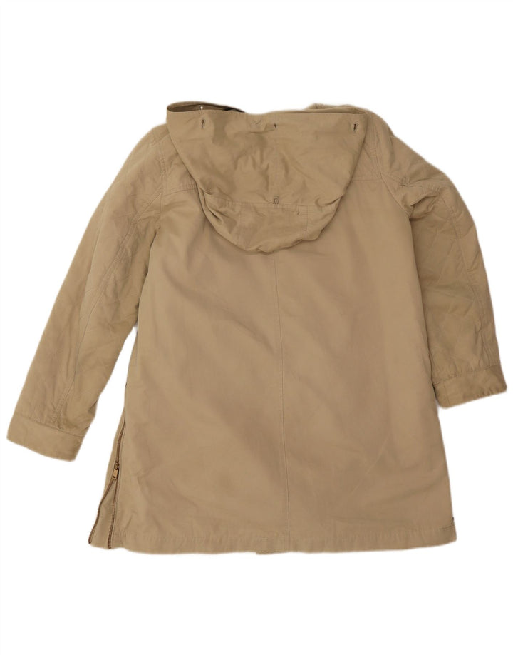 Giacca Parka con cappuccio da donna Zara UK 16 grande Beige