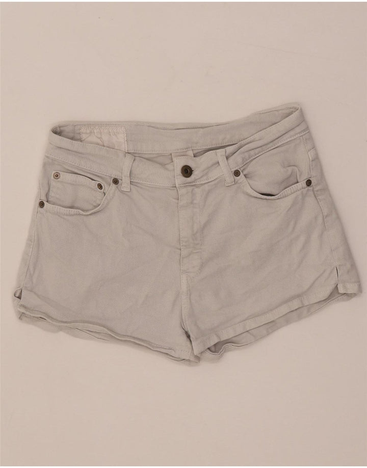 Pantaloncini di jeans da donna Dondup W28 cotone grigio medio