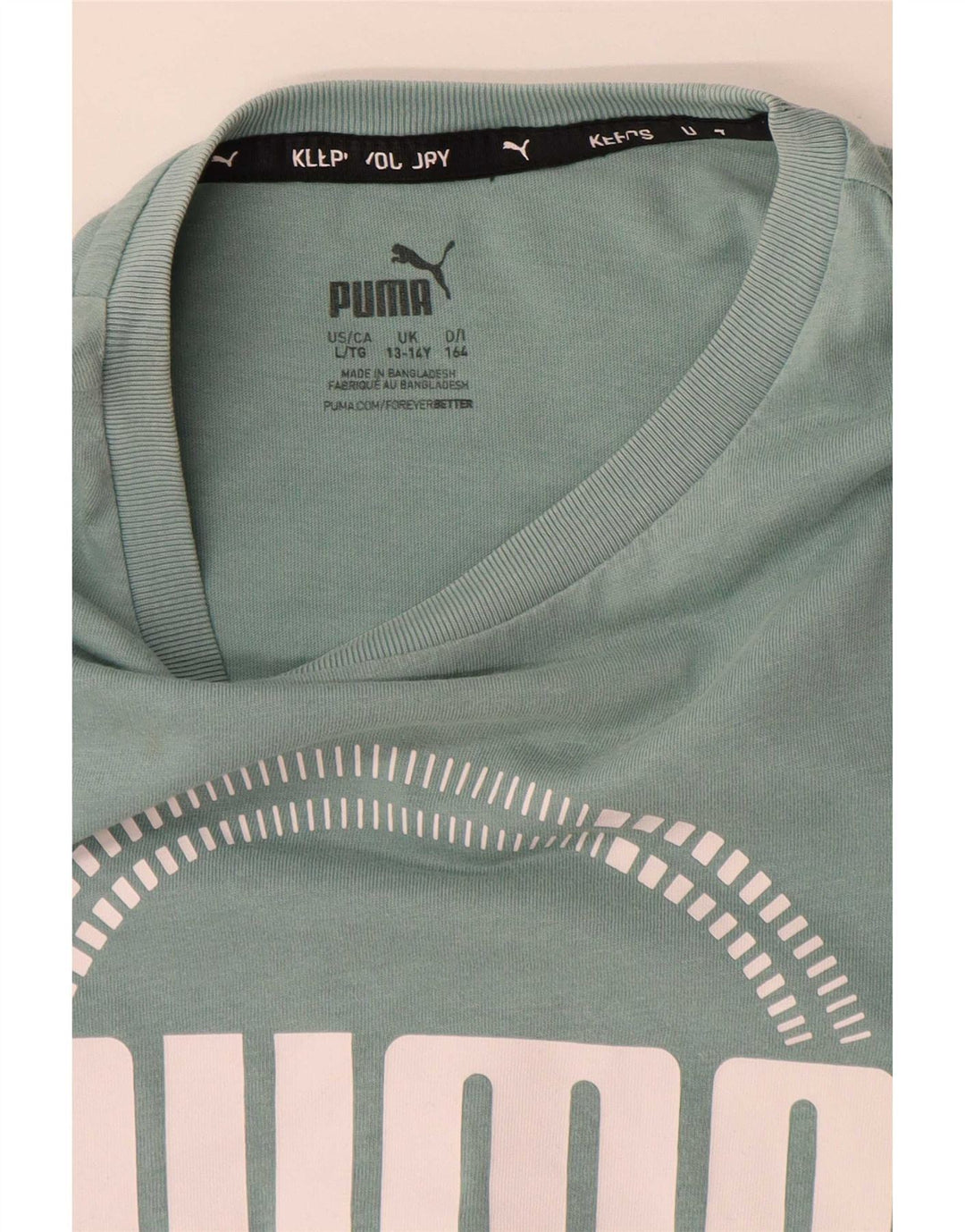 Maglietta grafica da ragazzo Puma 13-14 anni Verde