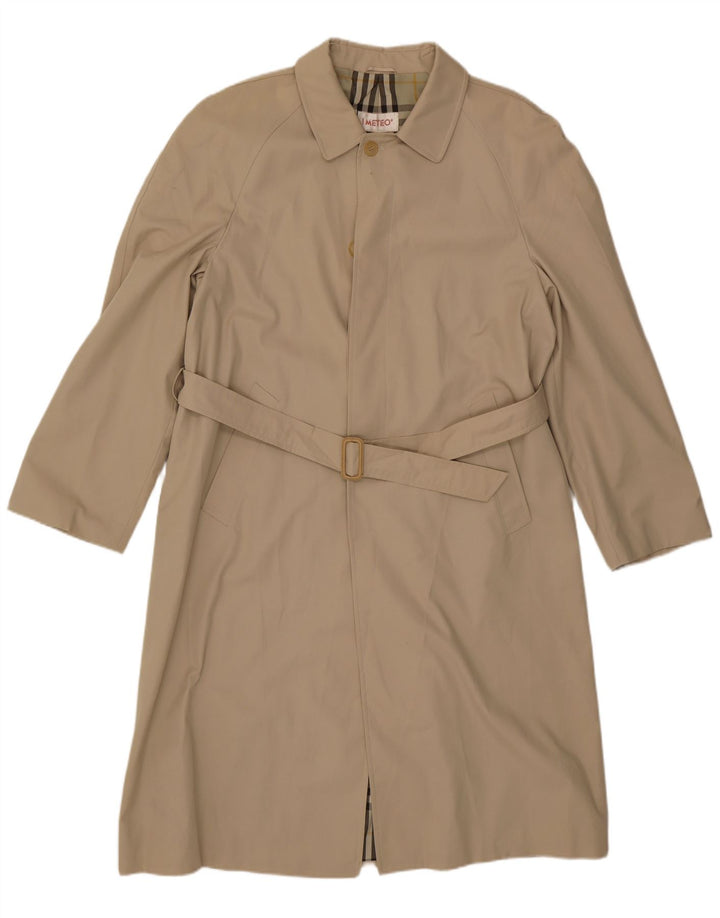 Soprabito vintage da uomo IT 54 2XL Beige