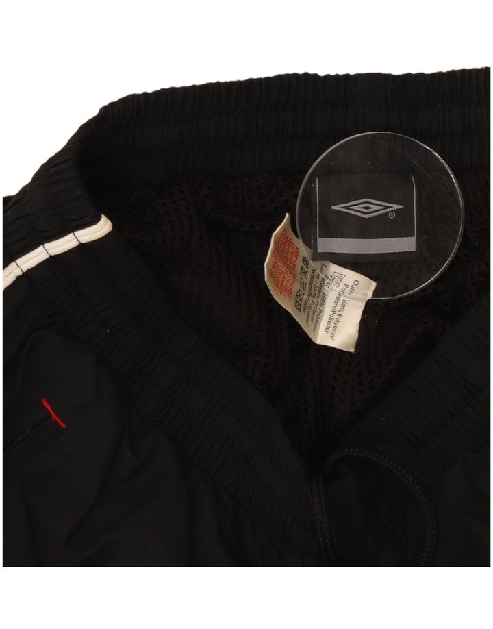 Pantaloni da tuta da uomo Umbro Joggers piccoli in poliestere nero
