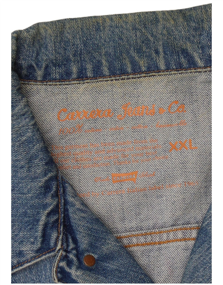 Giacca di jeans da uomo Carrera UK 44 2XL Cotone blu