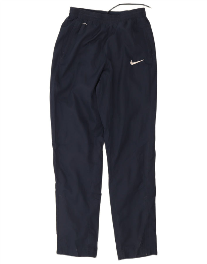 Pantaloni da tuta Nike Dri Fit da uomo piccoli in poliestere blu navy