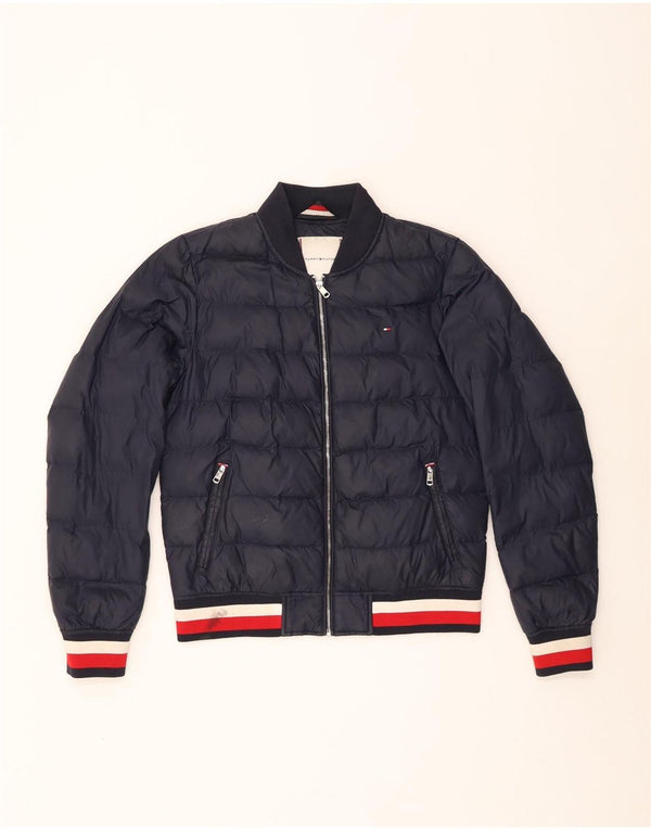 Giacca imbottita bomber da uomo Tommy Hilfiger UK 34 XS Blu navy Colourblock