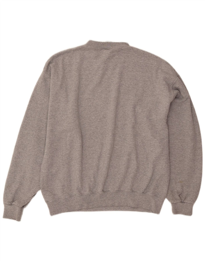Felpa da uomo Champion Maglione grande grigio screziato