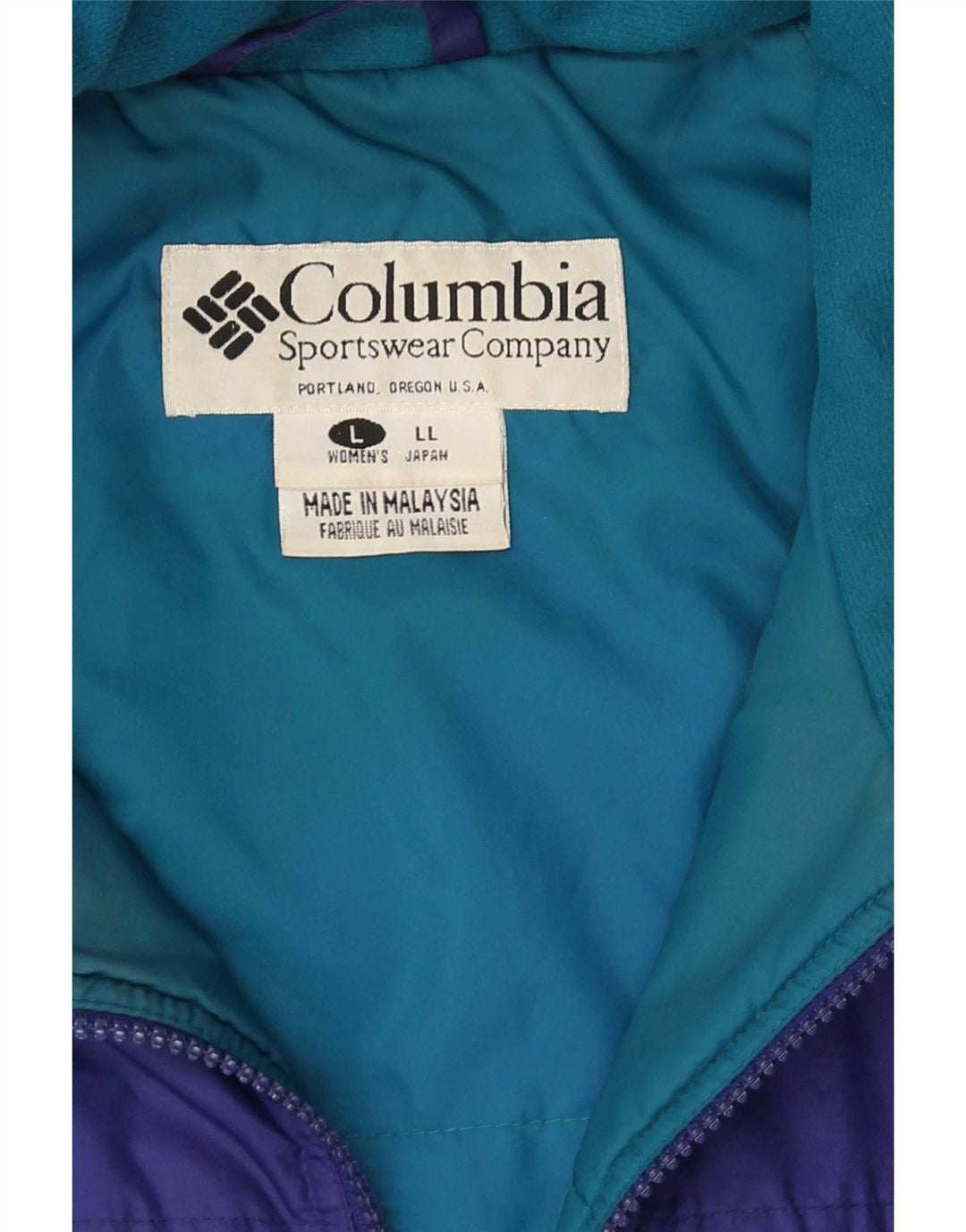 Giacca da sci Columbia da donna vestibilità ampia UK 16 grande viola