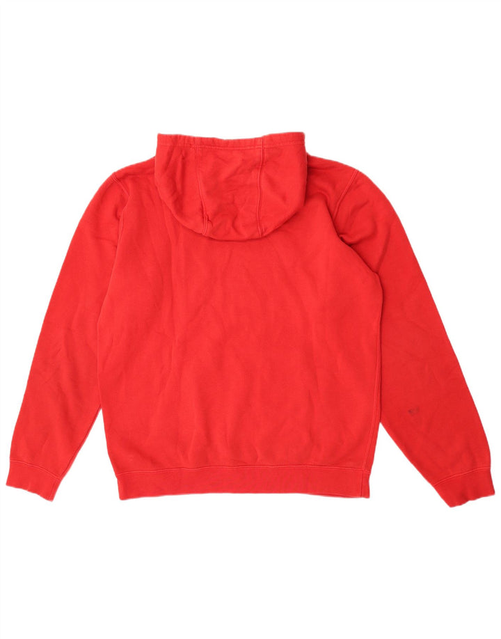Maglia con cappuccio Nike da uomo in cotone rosso medio