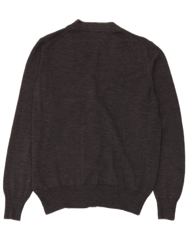 Maglione cardigan da uomo Zara grigio medio
