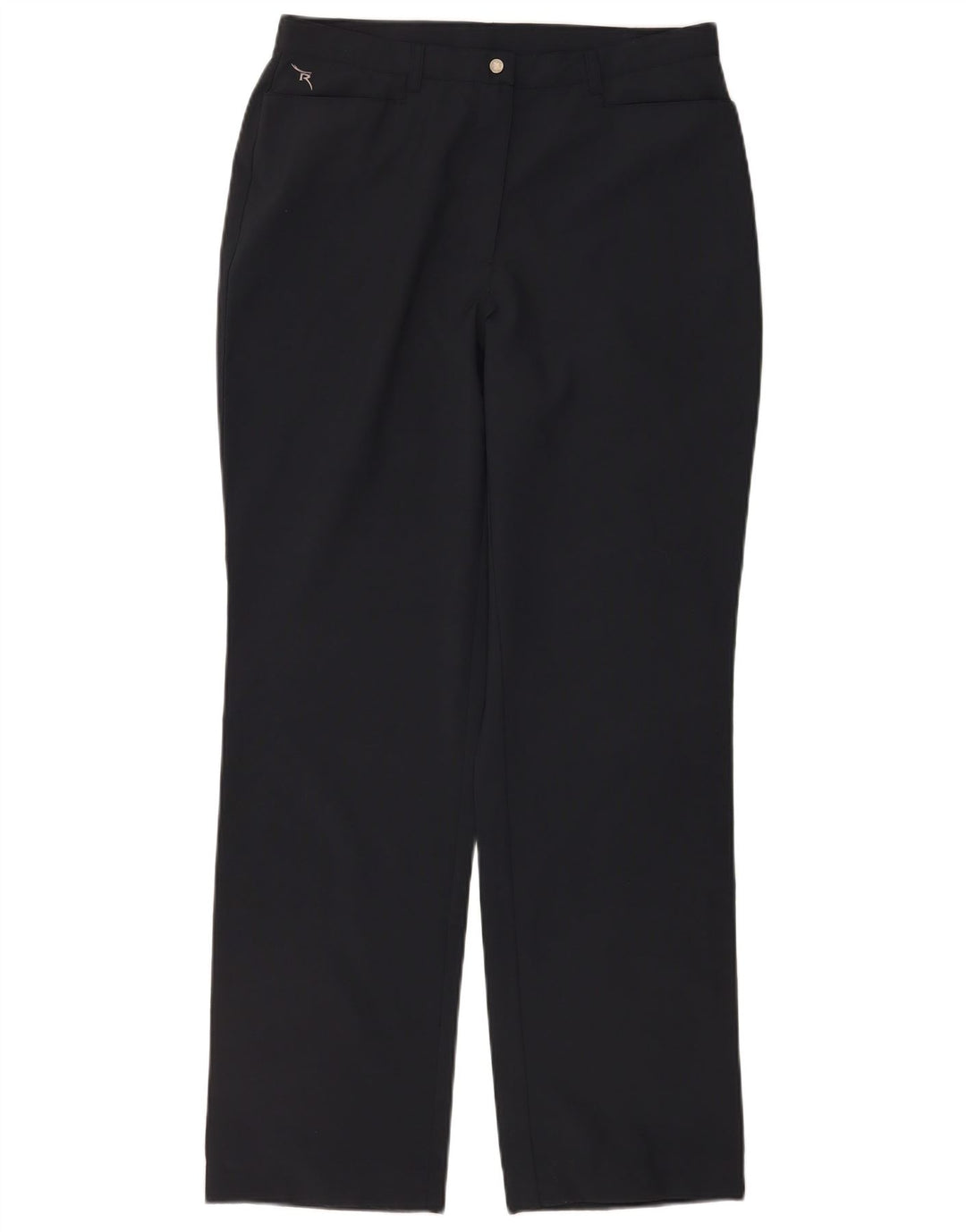 Pantaloni casual dritti da donna Chervo W30 L32 poliestere nero