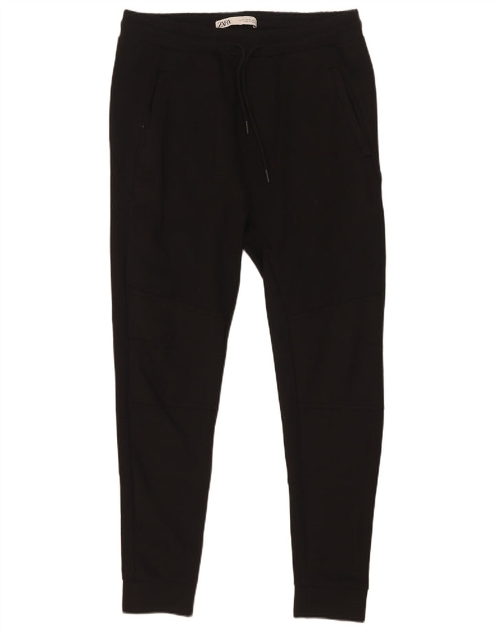 Pantaloni da tuta da uomo Zara Joggers medio poliestere nero