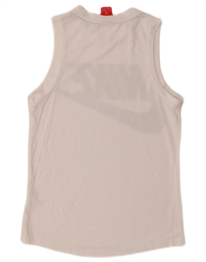 Canotta grafica Nike da uomo XS bianca