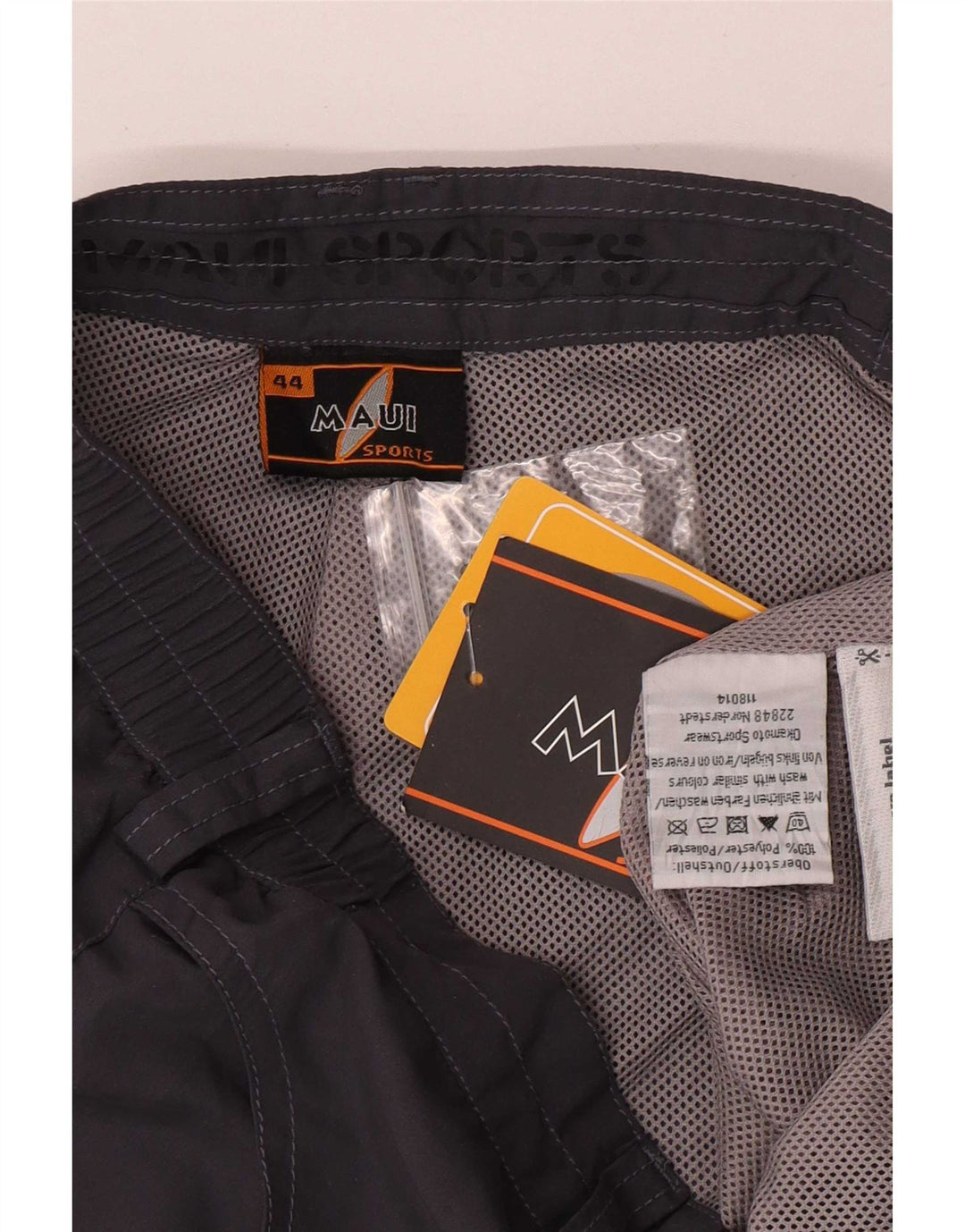 Pantaloni impermeabili da escursionismo da donna Maui IT 44 Medium W34 L32 Poliestere grigio