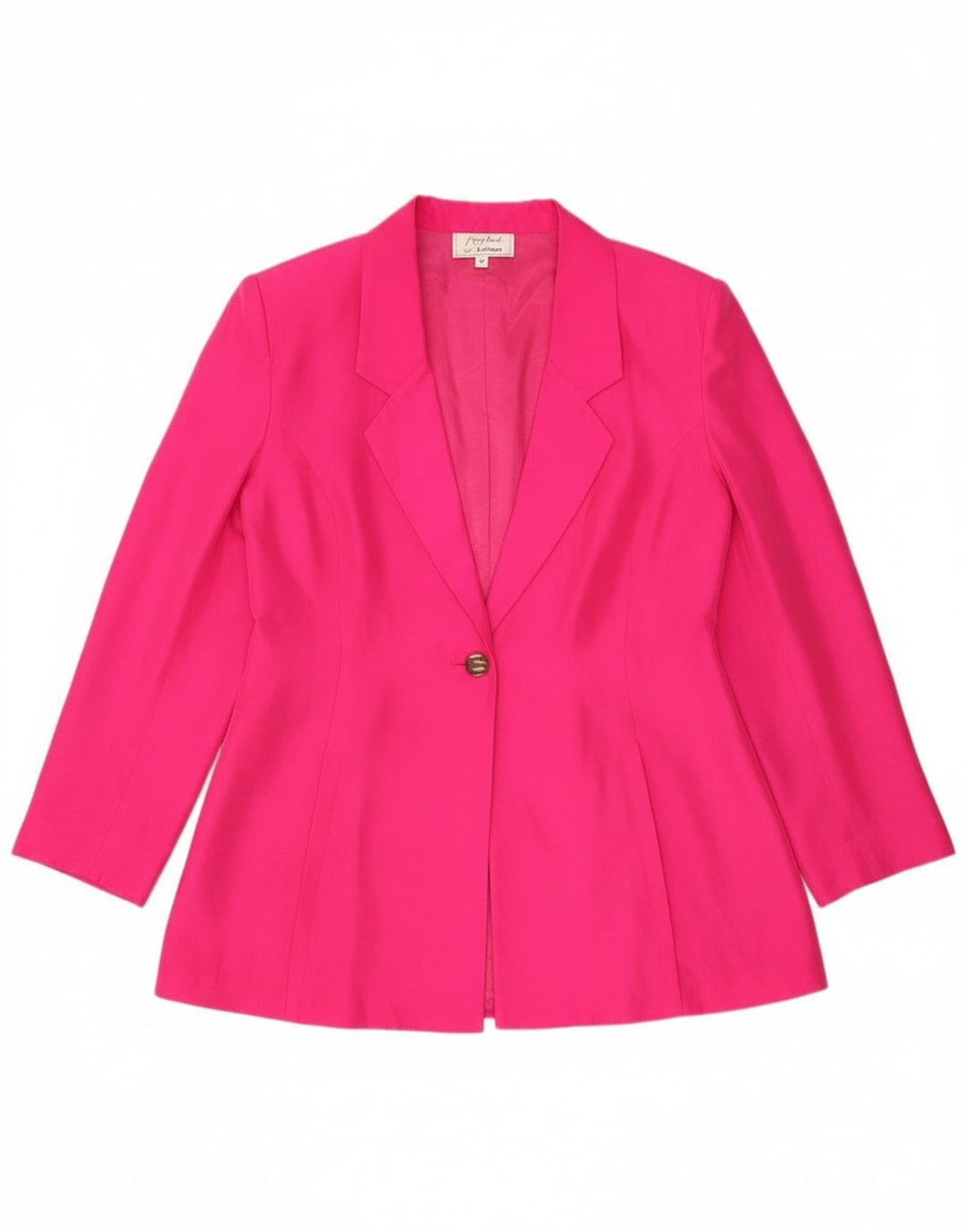 Giacca blazer da donna a 1 bottone Yorn EU 40 seta rosa media