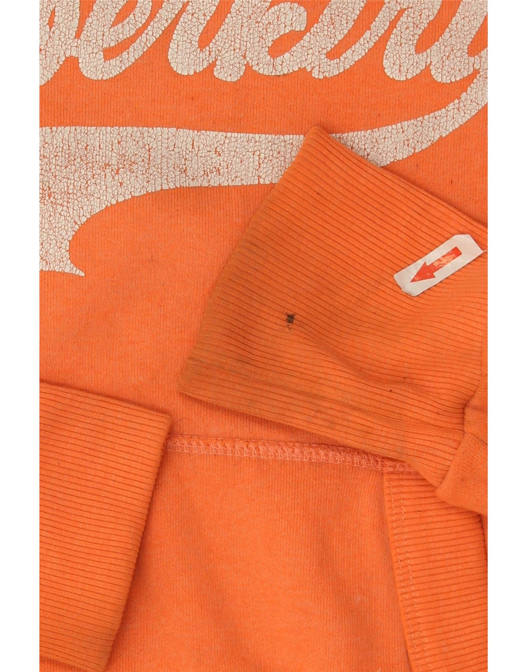 Felpa con cappuccio grafica da donna Superdry UK 10 Small Arancione Poliestere