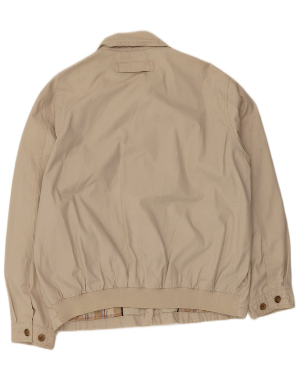 Giubbotto bomber da uomo Tommy Hilfiger UK 38 Cotone beige medio