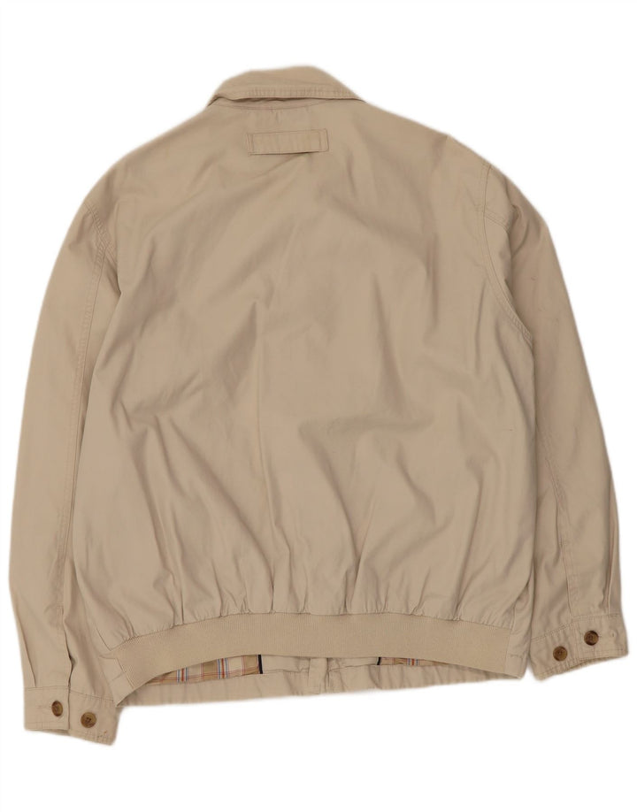 Giubbotto bomber da uomo Tommy Hilfiger UK 38 Cotone beige medio
