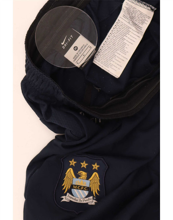 Pantaloni da tuta da uomo Nike Manchester City, poliestere medio blu navy